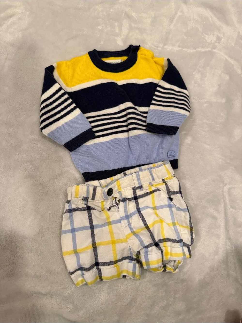 Mayoral Baby Sweater & Shorts